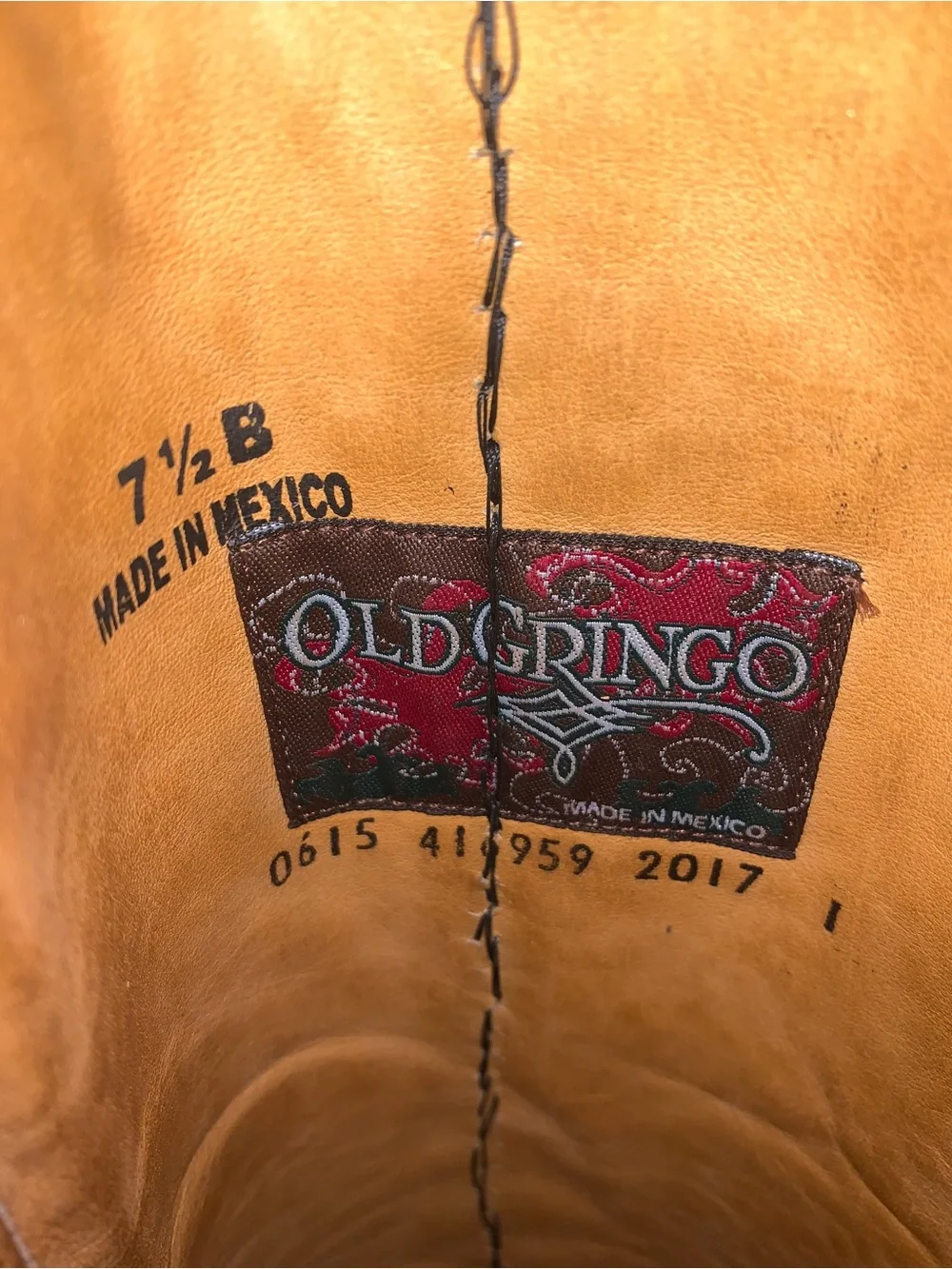 Old Gringo Tall Mayra Boots with  Fringe and Embroidery - Picture 9 of 10